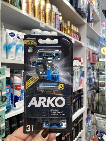 ژیلت خودتراش آرکو ۳لبه ۳عددی - کد۳40